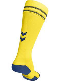 Rückansicht von hummel ELEMENT FOOTBALL SOCK Sportsocken SPORTS YELLOW/TRUE BLUE