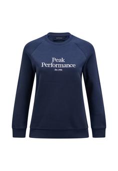 Peak Performance W Original Crew Sweatshirt Damen DUNKELBLAU