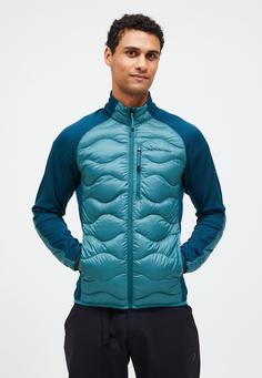 Rückansicht von Peak Performance M Helium Down Hybrid Jacket Funktionsjacke Herren PETROL