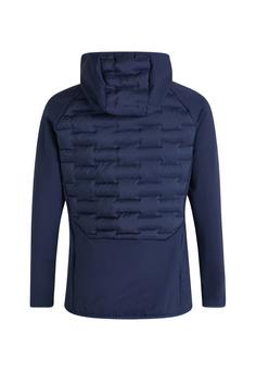 Rückansicht von Peak Performance M Argon Hybrid Hood Funktionsjacke Herren dunkelblau