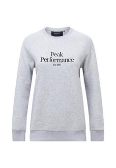 Peak Performance W Original Crew Sweatshirt Damen GRAU