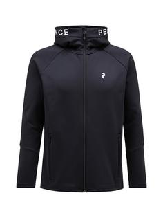 Peak Performance M Rider Zip Hood Fleecejacke Herren SCHWARZ