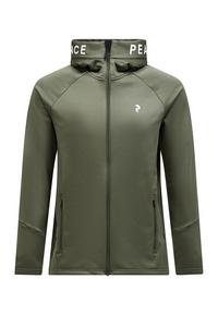 Peak Performance M Rider Zip Hood Fleecejacke Herren - olive