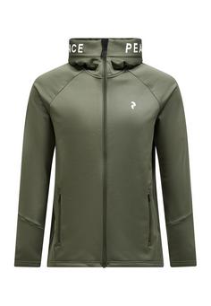 Peak Performance M Rider Zip Hood Fleecejacke Herren OLIVE