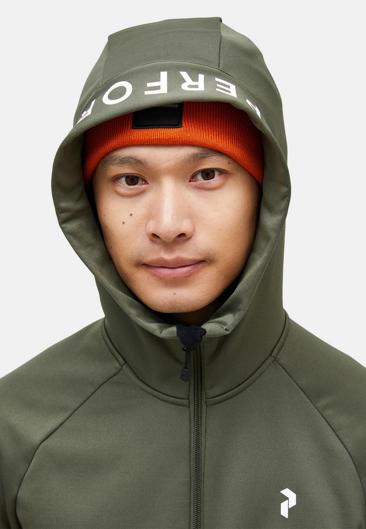 Peak Performance Peak Performance M Rider Zip Hood Fleecejacke Herren - olive - 2 | SportScheck