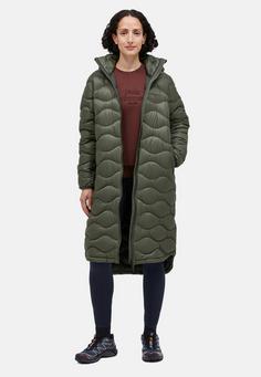 Rückansicht von Peak Performance W Helium Down Coat Daunenmantel Damen OLIVE