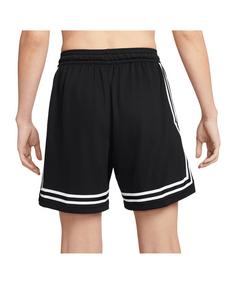 Rückansicht von Nike Fly Crossover Basketball Short Damen Fußballshorts Damen schwarzweiss