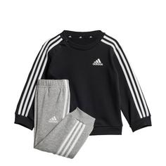 adidas Essentials 3-Streifen Kids Jogginganzug Trainingsanzug Kinder Black / White