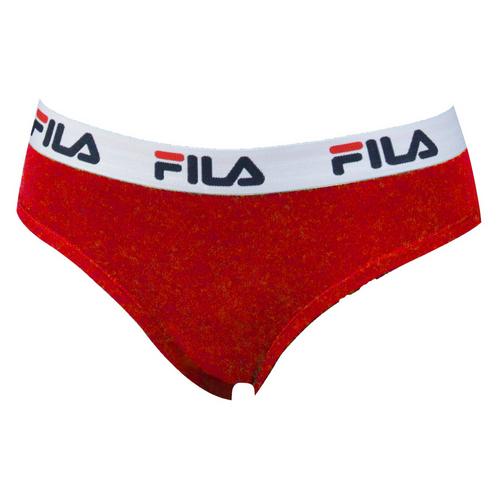 Rückansicht von FILA Slip Slip Damen Rot