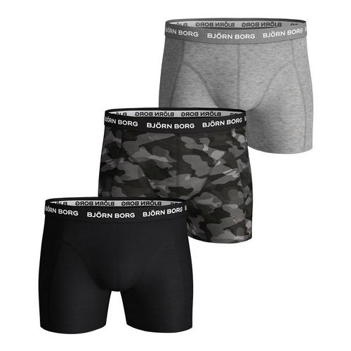 Rückansicht von Björn Borg Boxershort Hipster Herren schwarz/grau/camouflage