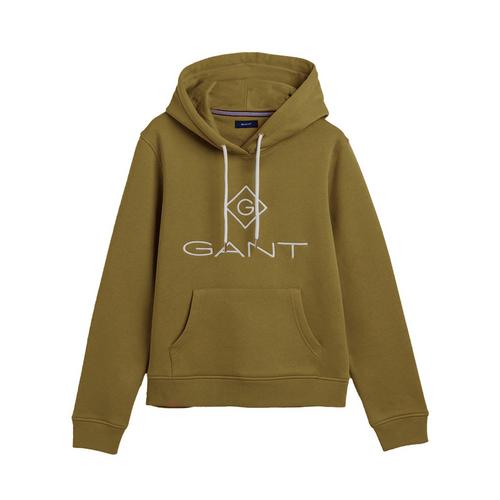 Rückansicht von GANT Sweatshirt Sweatshirt Damen Grün (Utility Green)