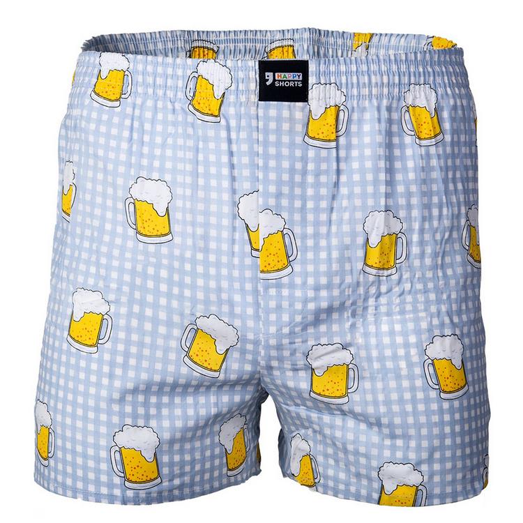 HAPPY SHORTS HAPPY SHORTS Web-Boxershorts Unterhose Herren - Bier - 0 | SportScheck