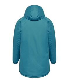 Rückansicht von hummel hmlAUTHENTIC Bench Jacke Kids  F7026 Regenjacke Kinder tuerkis