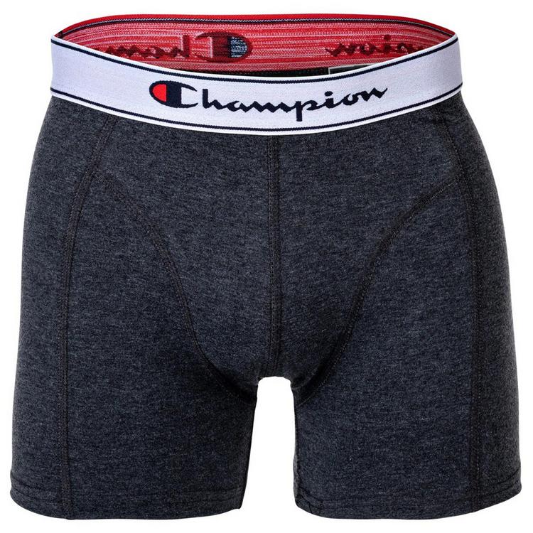 CHAMPION CHAMPION Boxershort Unterhose Herren - Schwarz/Grau meliert - 2 | SportScheck