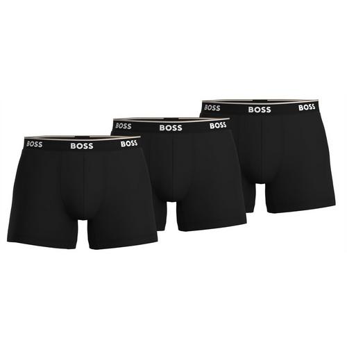 Rückansicht von Boss Boxershort Hipster Herren Schwarz