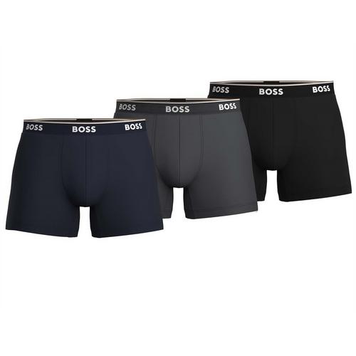 Rückansicht von Boss Boxershort Hipster Herren Blau