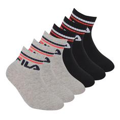 FILA Socken Freizeitsocken Schwarz/Grau
