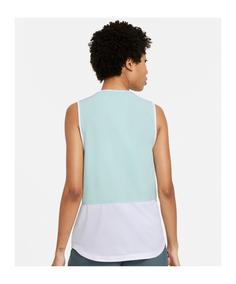 Rückansicht von Nike F.C. Joga Bonito Tanktop Damen Funktionstop Damen tuerkisweiss