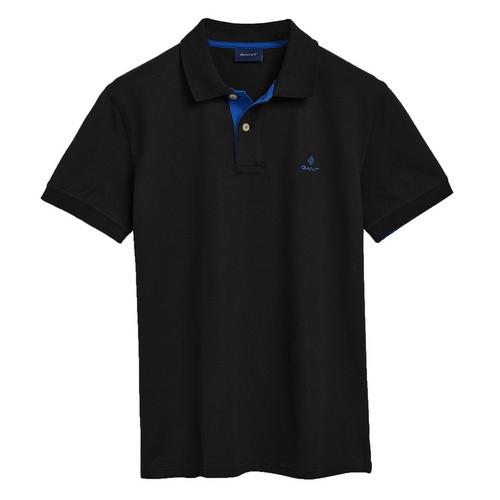 Rückansicht von GANT Poloshirt Poloshirt Herren Schwarz