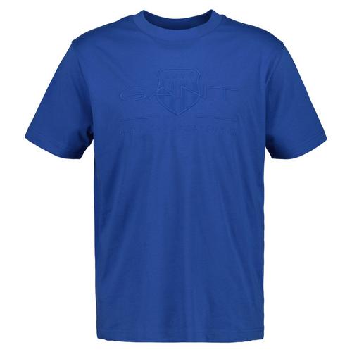 Rückansicht von GANT T-Shirt T-Shirt Herren Blau (Rich Blue)