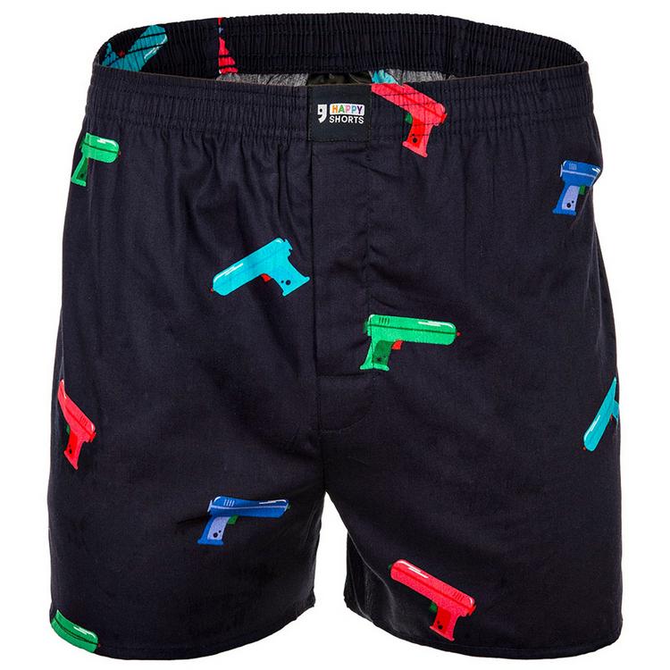 HAPPY SHORTS HAPPY SHORTS Web-Boxershorts Unterhose Herren - Water Pistols - 0 | SportScheck