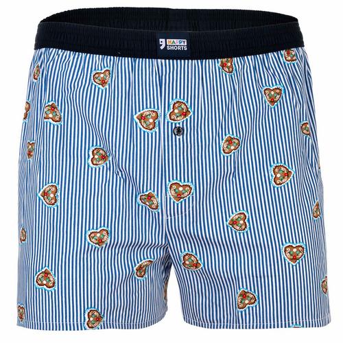 HAPPY SHORTS Web-Boxershorts Unterhose Herren
