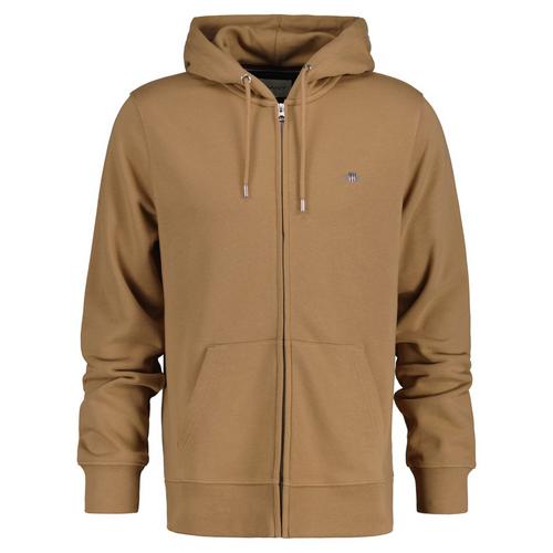 Rückansicht von GANT Sweatjacke Sweatjacke Herren Khaki