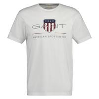 GANT T-Shirt T-Shirt Herren - Wei&szlig;