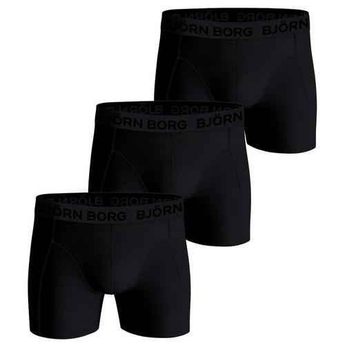 Rückansicht von Björn Borg Boxershort Hipster Herren Schwarz