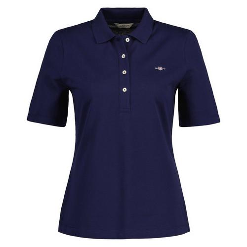 Rückansicht von GANT Poloshirt Poloshirt Damen Blau