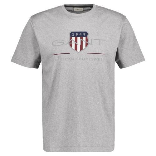 Rückansicht von GANT T-Shirt T-Shirt Herren Grau