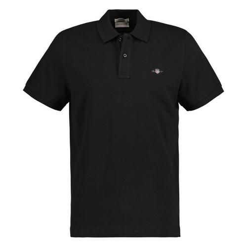 Rückansicht von GANT Poloshirt Poloshirt Herren Schwarz