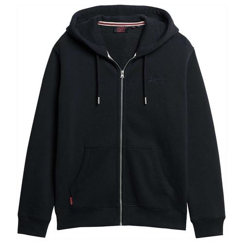 Rückansicht von Superdry Sweatjacke Sweatjacke Herren Marineblau