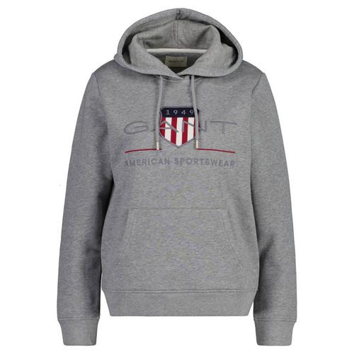 Rückansicht von GANT Sweatshirt Sweatshirt Damen Grau