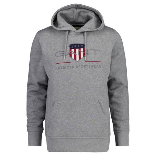 Rückansicht von GANT Sweatshirt Sweatshirt Herren Grau