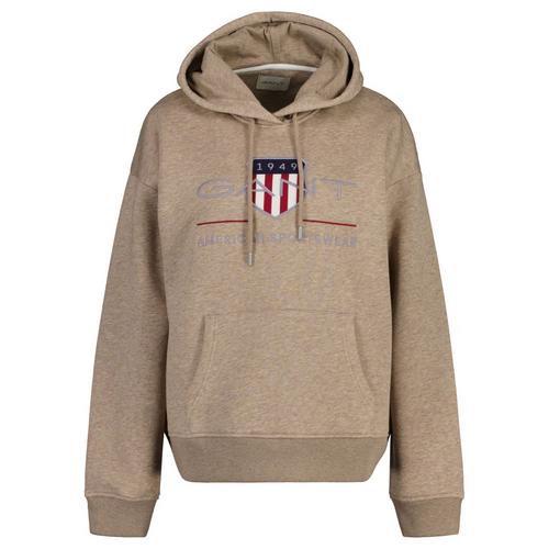 Rückansicht von GANT Sweatshirt Sweatshirt Damen Beige (Desert Brown)