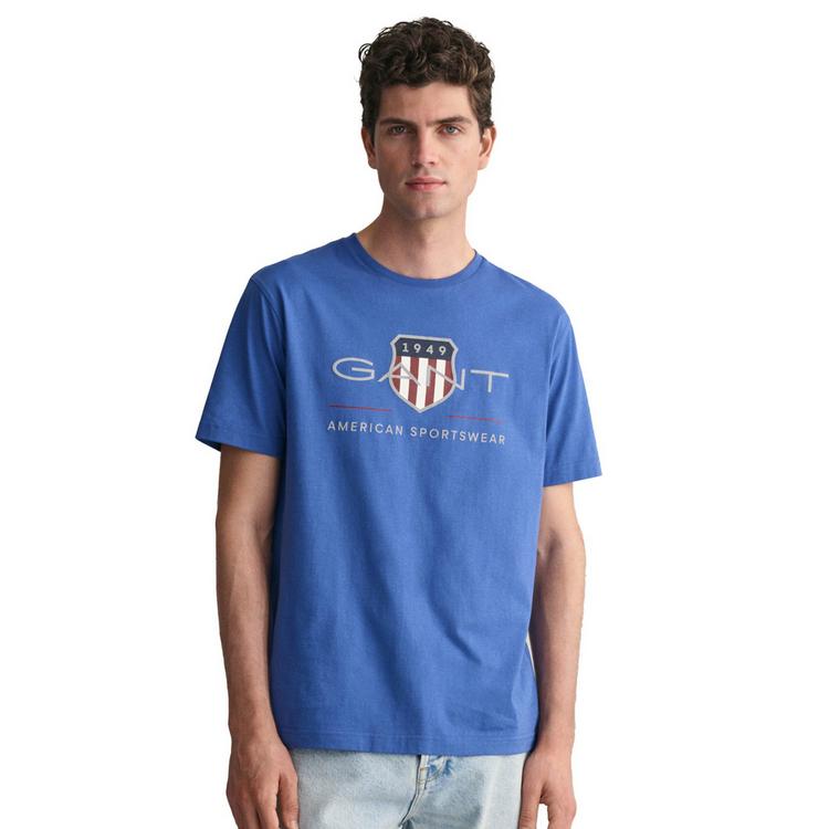 GANT GANT T-Shirt T-Shirt Herren - Blau (Rich Blue) - 1 | SportScheck