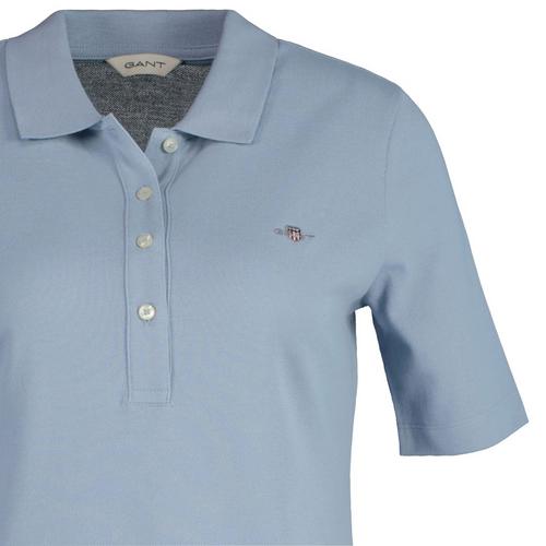 Rückansicht von GANT Poloshirt Poloshirt Damen Hellblau