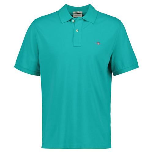 Rückansicht von GANT Poloshirt Poloshirt Herren Türkis (Lagoon Blue)