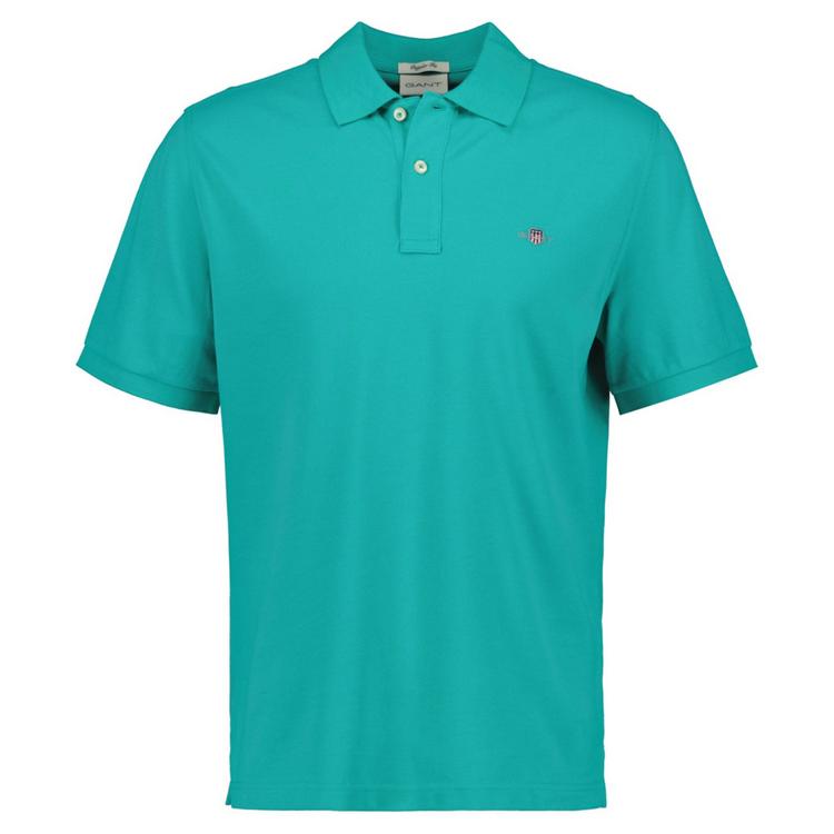 GANT GANT Poloshirt Poloshirt Herren - T&uuml;rkis (Lagoon Blue) - 0 | SportScheck