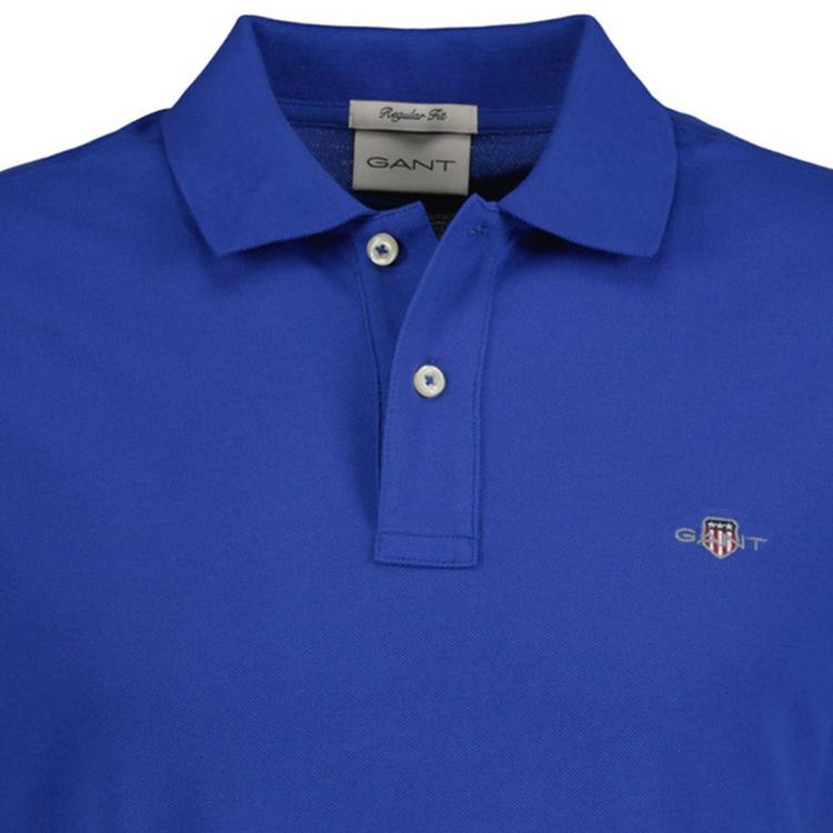 GANT GANT Poloshirt Poloshirt Herren - Blau (Rich Blue) - 1 | SportScheck