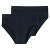 SCHIESSER Slip Unterhose Herren - Blau