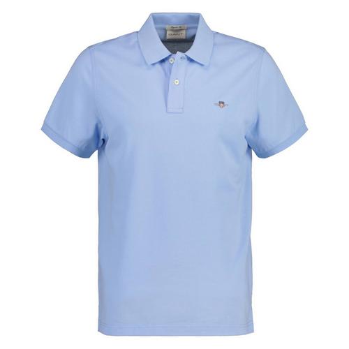 Rückansicht von GANT Poloshirt Poloshirt Herren Hellblau