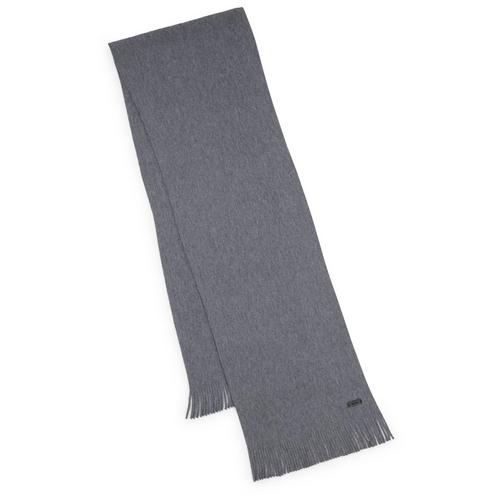 Rückansicht von Boss Schal Schal Herren Mittelgrau