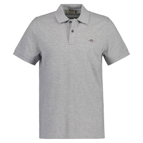 Rückansicht von GANT Poloshirt Poloshirt Herren Grau