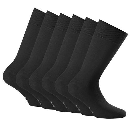 Rückansicht von Rohner Socken Freizeitsocken Schwarz