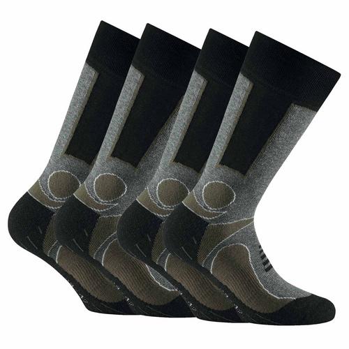 Rückansicht von Rohner Socken Freizeitsocken Khaki