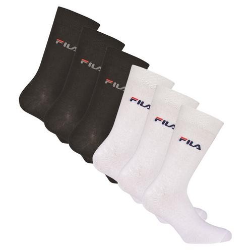 Rückansicht von FILA Socken Freizeitsocken Schwarz/Weiß