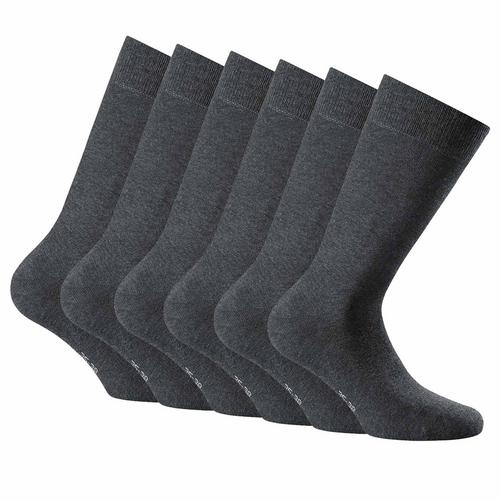 Rückansicht von Rohner Socken Freizeitsocken Anthrazit