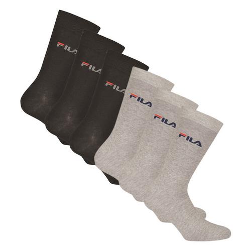 Rückansicht von FILA Socken Freizeitsocken Schwarz/Grau